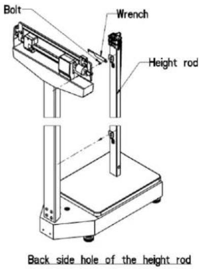 ADE M318800 - Height rod Installation - 2