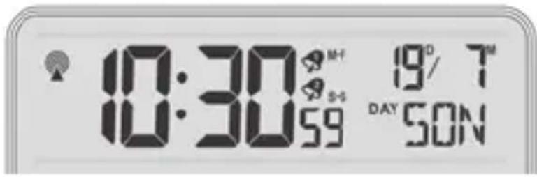 ADE WS 2132 - Time and date display - 1