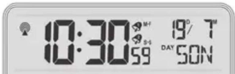 ADE WS 2132 - Affichage de l'heure et de la date - 1