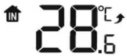 ADE WS 1907 - Temperatura i trend IN (wewnatrix pomieszczen) - 1