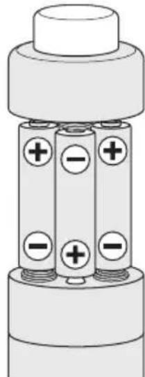 ADE KG 19001 - Inserting/changing batteries - 4