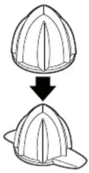 ADE KA 1803 - Note about the juicing cones - 2