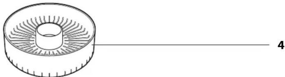 ADE KA 1803 - Overview of parts (right-hand side) - 2