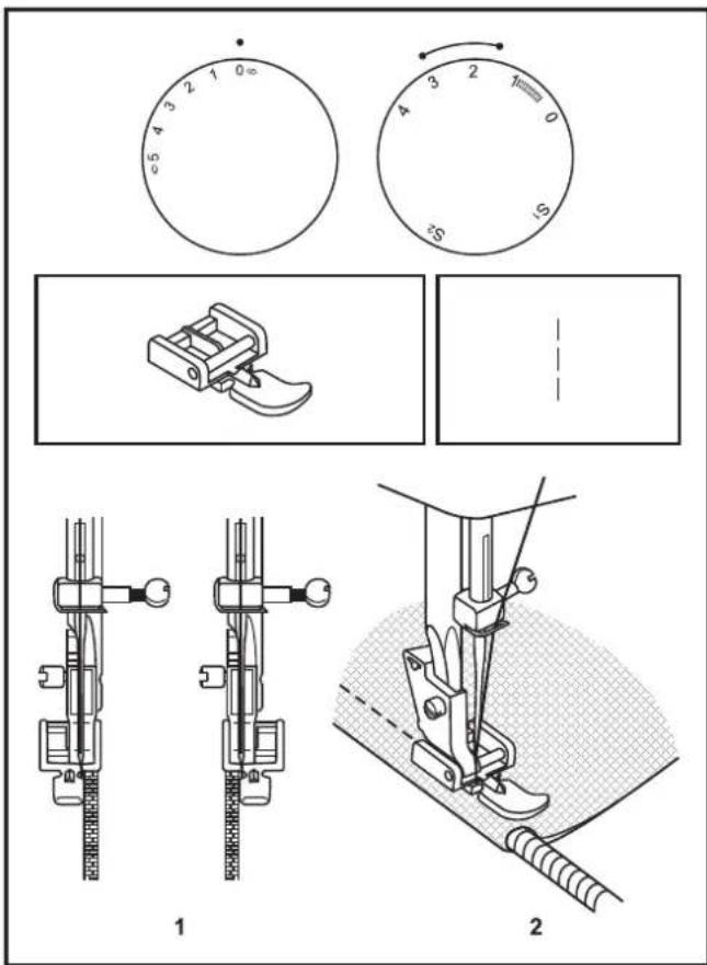 SINGER M3200 - Faire une boutonnière - 4
