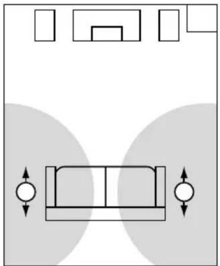 Paradigm CI Elite E65R - "SM" Model (Arrows indicate direction of tweeters) - 3