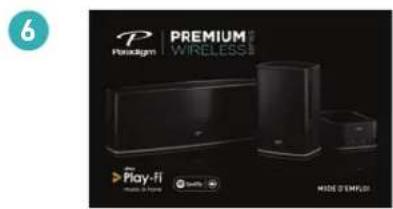 6 P PREMIUM Paradigm WIRELESS® Play-fi Made in France Switch MODE 37MP20
