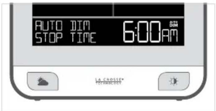 LA CROSSE TECHNOLOGY V15 - Adjusting the LCD Display Brightness - 2