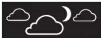 LA CROSSE TECHNOLOGY V15 - Forecast When not Connected Day/Night Forecast - 3