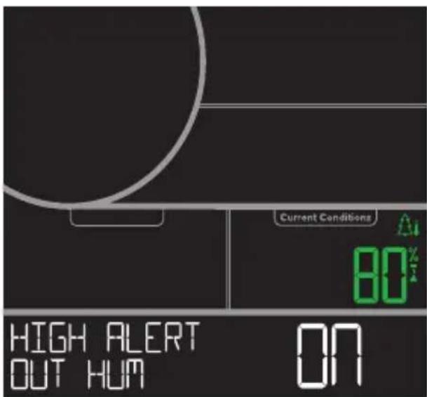 LA CROSSE TECHNOLOGY V15 - Setting Custom Alerts - 1