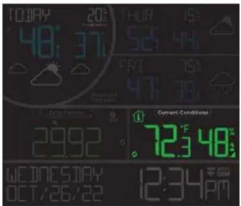 LA CROSSE TECHNOLOGY V15 - Viewing Current Conditions - 1