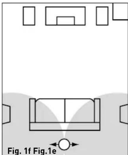Paradigm CI Pro P65R - Modèles « SM » (les flèches indiquent l'orientation du haut-parleur des aigus) - 6