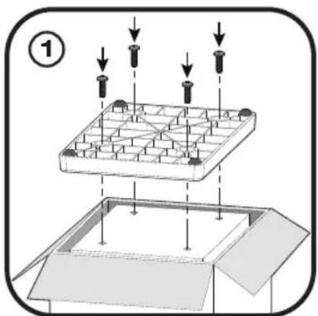 Paradigm Monitor Center 1 v7 - FLOORSTANDING SPEAKERS: ATTACHING BASE & OPTIONAL SPIKES - 1