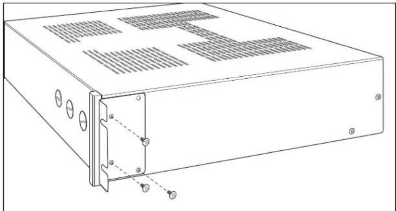 Paradigm X850 - ATTACHING RACK-MOUNT HANDLES (optional use) - 1