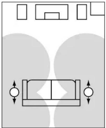Paradigm CI Elite E80R - "SM" Model (Arrows indicate direction of tweeters) - 5