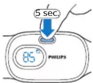 PHILIPS SmartSleep SN3710 - Réinitialisation du capteur - 1