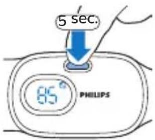 PHILIPS SmartSleep SN3710 - Resetting the sensor - 1