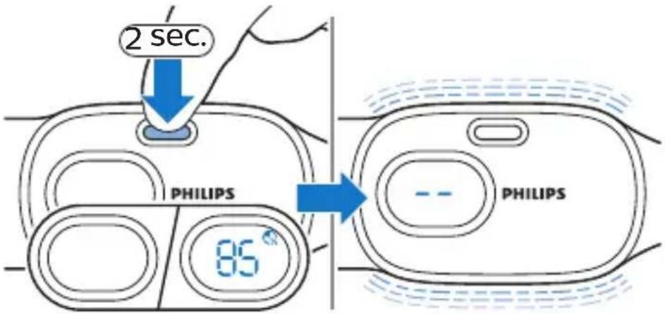 PHILIPS SmartSleep SN3710 - Starting a sleep session - 1