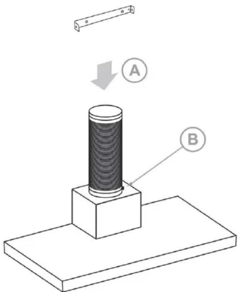 Mx Onda MXCDP2686 - Installation of the extendable evacuation tube - 1