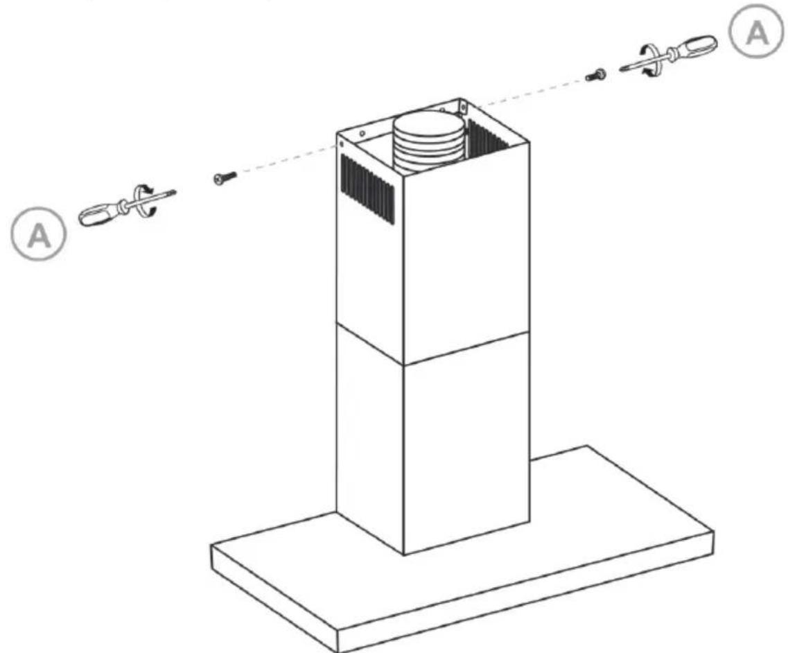 Mx Onda MXCDP2686 - Colocacion de los tramos que forman la chimenea - 1