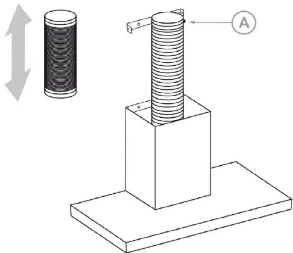 Mx Onda MXCDP2686 - Installation of the extendable evacuation tube - 3