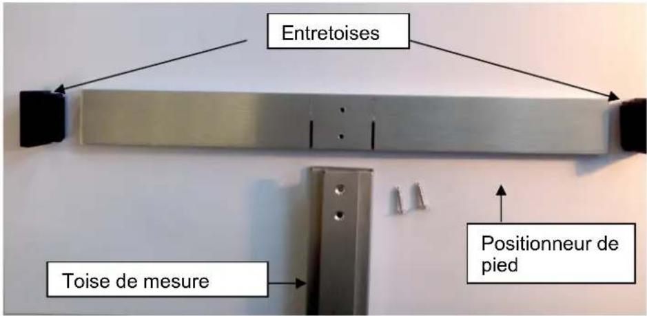 ADE MZ100233 - Fixation au mur : - 1