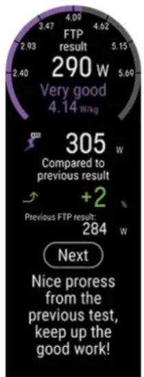 POLAR Pacer Pro - Résultats du test - 1