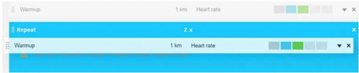 POLAR Pacer Pro - Objectif par phases - 2