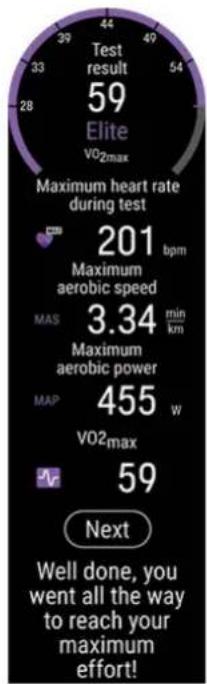POLAR Pacer Pro - Résultats du test - 1