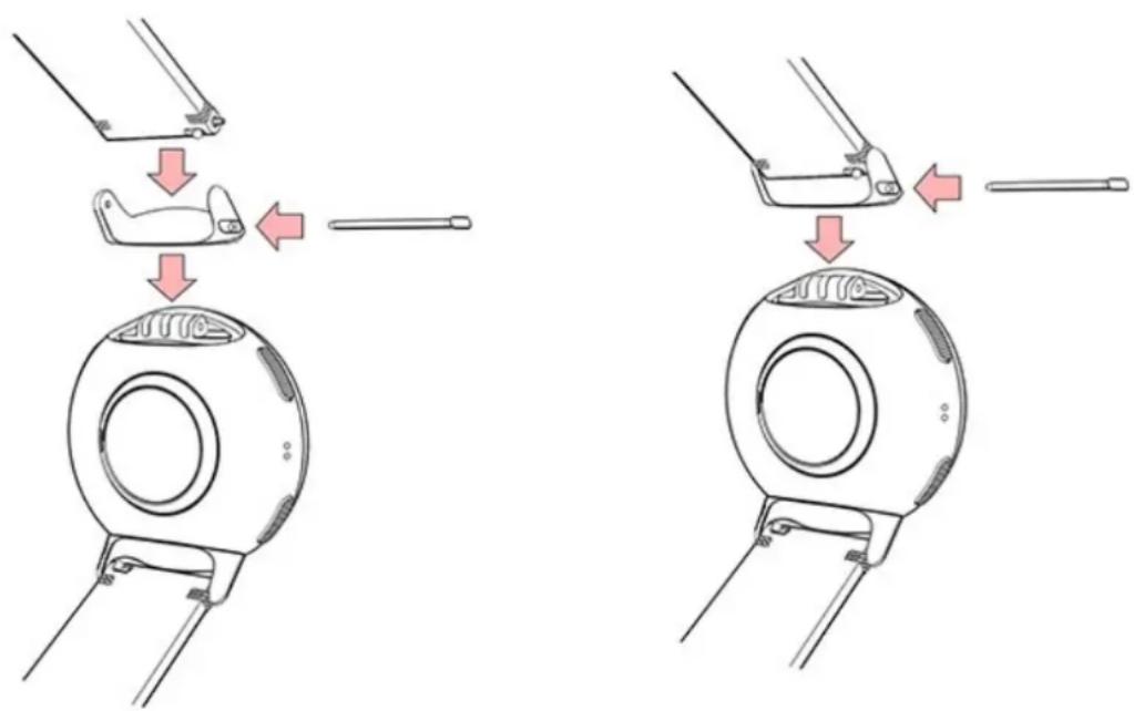 POLAR Pacer Pro - Fixer un bracelet à l'adaptateur - 1