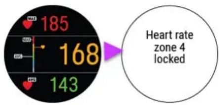POLAR Pacer Pro - Verrouiller une zone de fréquence cardiaque - 1