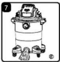 Vacmaster VOC809PF - OPERATING INSTRUCTIONS: DRY VACUUMING - 6
