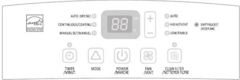 HISENSE DH5021KP1W - Paramétrage des contrôles - 1