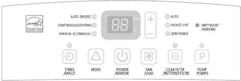 HISENSE DH5021KP1W - Paramétrage des contrôles - 2