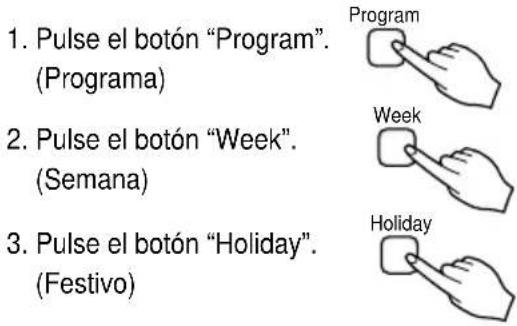 LG LMNC126BTG0 - Ajuste de un día festivo - 1