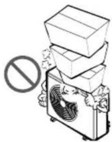 LG LMNC126BTG0 - Nicht auf das Gerät treten und nichts ablegen.(Außengeräte) - 1