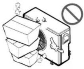 LG LMNC126BTG0 - Non bloccare l'ingresso o l'uscita del flusso d'aria. - 1