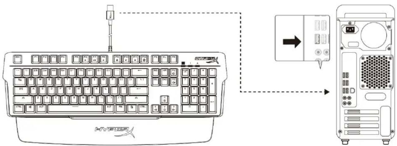 HYPERX Alloy MKW100 - 安裝說明 - 1