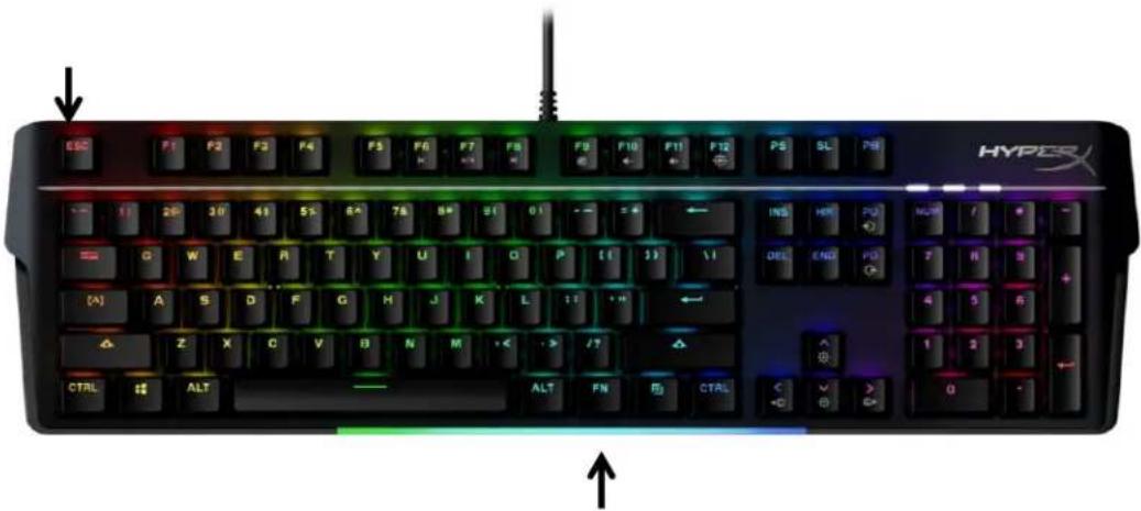 HYPERX Alloy MKW100 - Przywracanie ustawień fabrycznych - 1