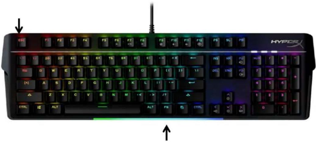 HYPERX Alloy MKW100 - Zurücksetzen auf Werkseinstellungen - 1