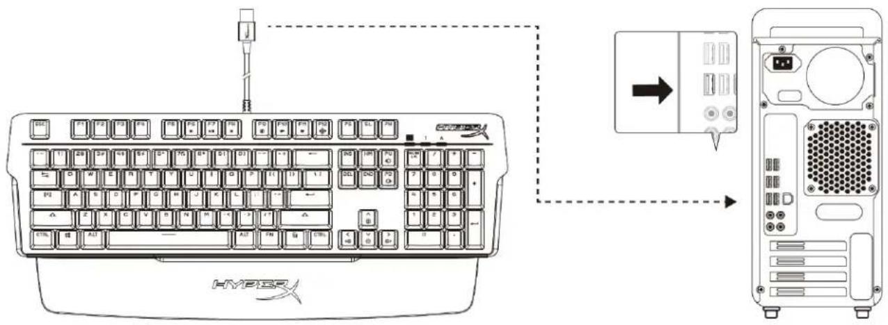 HYPERX Alloy MKW100 - Lắp đặt - 1