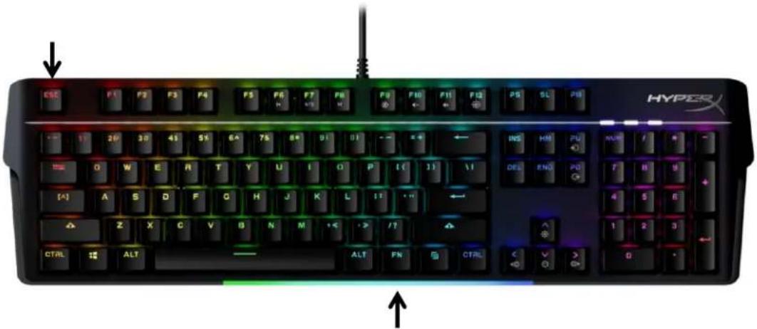 HYPERX Alloy MKW100 - Fabrika Ayarlarına Sıfırlama - 1