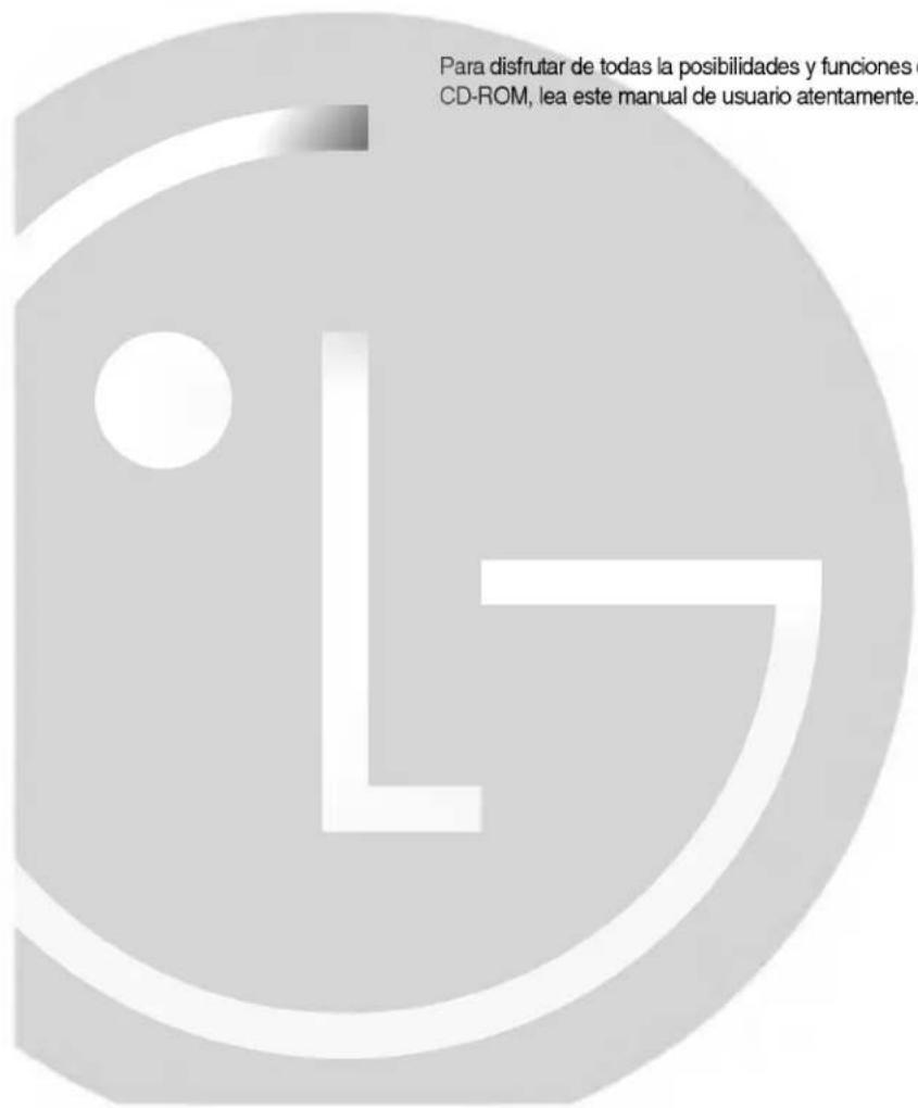 LG CRD8160B - UNIDAD CD-ROM MANUAL DE USUARIO - 1