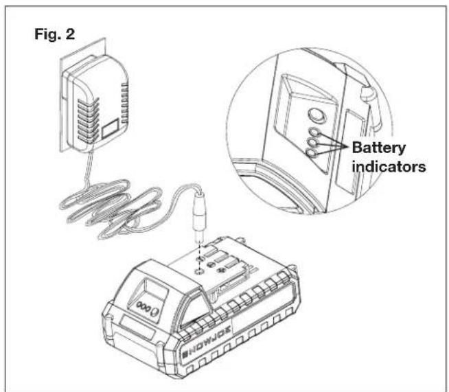 Sun Joe TJW24C - Charging the Battery - 2