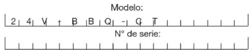 Sun Joe 24VBBQCT - Modelo y número de série - 1