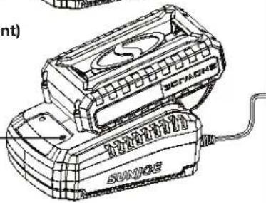 Sun Joe 24VBBQCT - Comment charger la batterie - 3