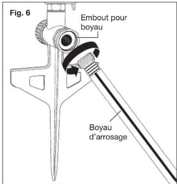 Aqua Joe AJISSS - Branchement du boyau d'arrosage - 1