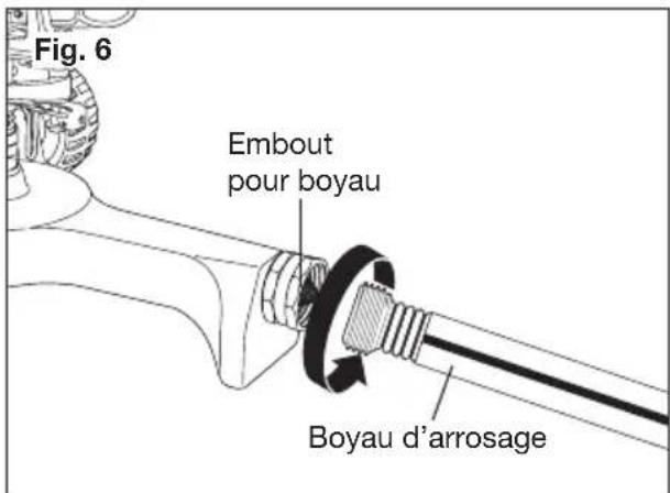 Aqua Joe AJIS10WB - Branchement du boyau d'arrosage - 1