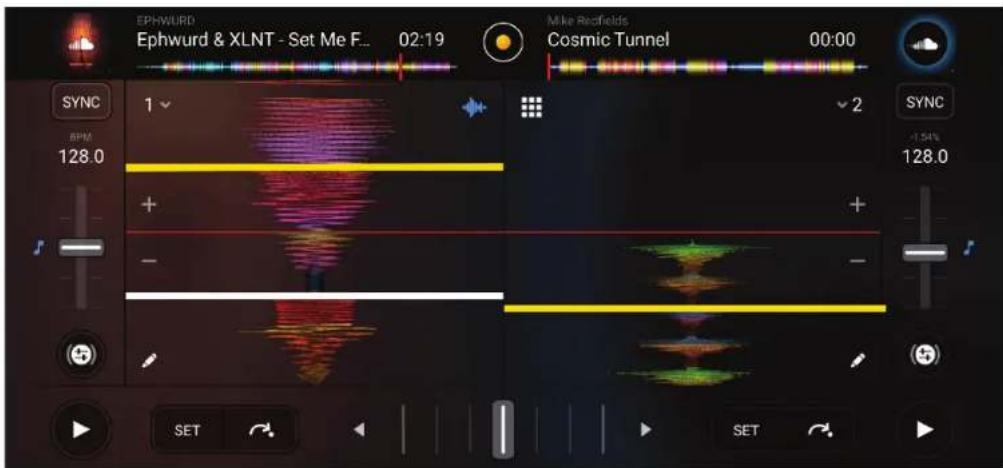 EPHWURD Ephwurd & XLNT - Set Me F... 02:19 Mike Redfields Cosmic Tunnel 00:00 SYNC 1 BPM 128.0 + - SET 128.0 SYNC -1.54% SET SET
