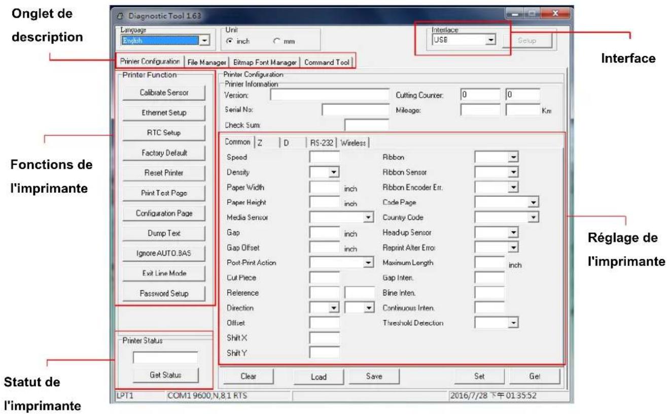 TSC TDM20 - Demarrer l'outil de diagnostic - 1
