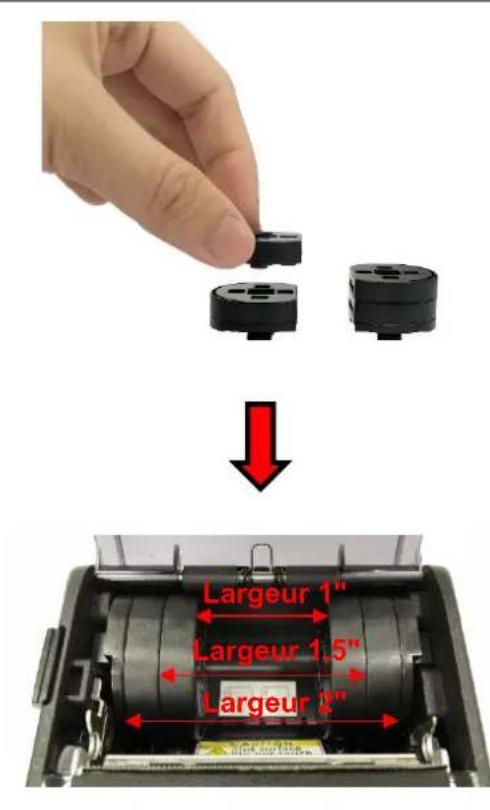 TSC TDM20 - Installer le kit d'espacement de consommable (en option) - 3